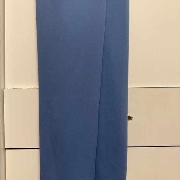 NWT Sachin & Babi Paulina 4-Way Stretch Crepe Gown –Slate Blue Slate Blue Size 6 - Picture 4 of 13